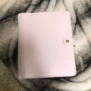 Kikki.K Pale Pink Undated Leather Personal Planner